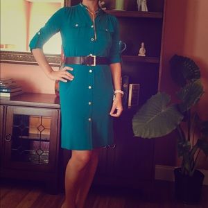 Shirt Dress with Belt